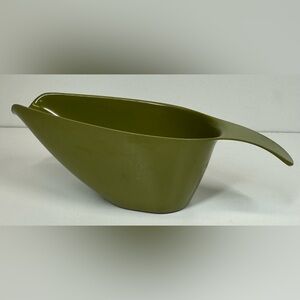 Vintage Melmac Melamine Gravy Boat Green Allied Chemical MCM